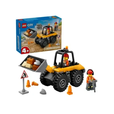 Afbeelding van LEGO City Gele wiellader bouwbare voertuigset 60450