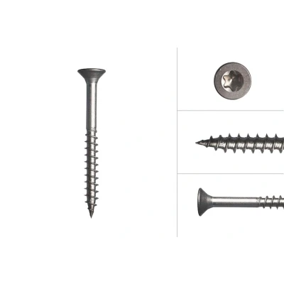 Afbeelding van Wovar Spaanplaatschroeven RVS A2 5 x 50 mm Torx 25 200 Stuks