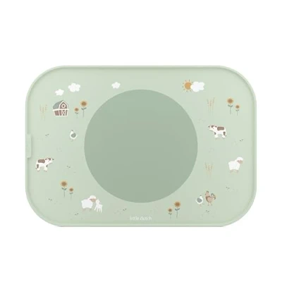 Afbeelding van Mepal Mio placemat Little Dutch Antislip cirkel houdt alles op z&#039;n plek Vaatwasmachinebestendig Farm
