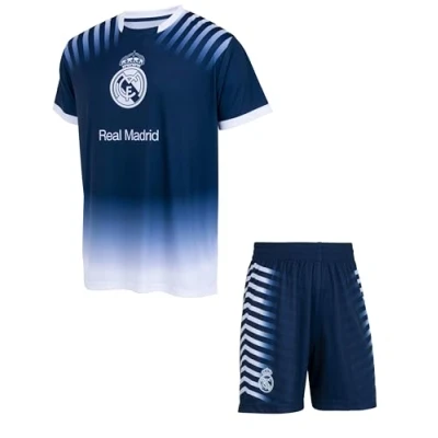 Afbeelding van Real Madrid Voetbalset met korte broek voor kinderen, jongens, officiële collectie, 14 jaar