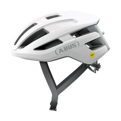 Afbeelding van Fietshelm Abus Powerdome Mips maat M Wit