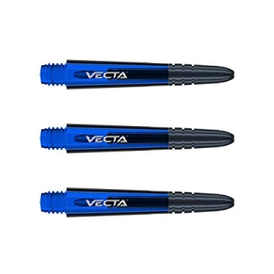 Afbeelding van WINMAU Vecta blauw kort, polycarbonaat, dartshafts, 1 set per verpakking (in totaal 3 vakken)