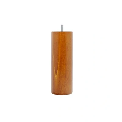 Afbeelding van La Fabrique de Pieds AM20170076 set met 4 poten, cilinders, hout, kersenhout, 17 x 6 cm