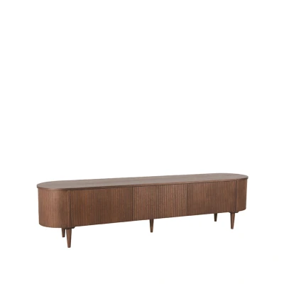 Afbeelding van LABEL51 Tv meubel Oliva Walnoot Eiken 220 cm