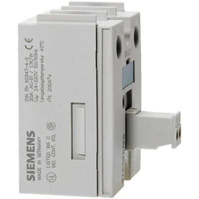 Afbeelding van Siemens Halfgeleiderrelais 3RF20301AA22 30 A Schakelspanning (max.): 230 V/AC Schakelend bij overbelasting 1 stuk(s)