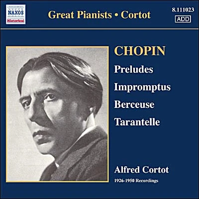 Afbeelding van Alfred Cortot Chopin: Preludes/Impromptus/Barceuse/Tarantelle (CD)