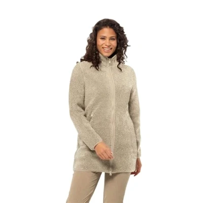 Afbeelding van High Curl Parka Fleece Vest Dames Anis 300 M Groen