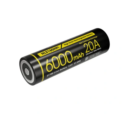 Afbeelding van Nitecore NL2160HPi Oplaadbare 21700 Li Ion batterij 6000mAh