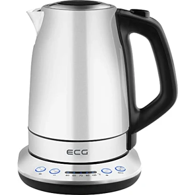 Afbeelding van ECG RK 1791 waterkoker met temperatuurinstelling (40 100 C) Elegantes Edelstahl Design 1,7 l 2200 W