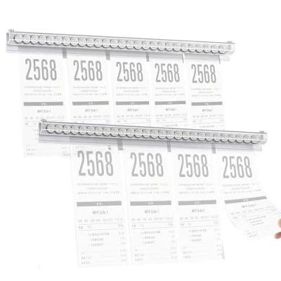 Afbeelding van Restaurant Controle Bar Houder 2 Stuks Sticker 30 cm Clip voor Bediening Klem Keuken Wandpizzeria