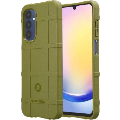 Afbeelding van imoshion Hoesje Geschikt voor Samsung Galaxy A26 Siliconen Rugged Shield Backcover Donkergroen
