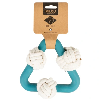 Afbeelding van D&amp;D Milou Lagoon Hondenspeelgoed 17 cm Blauw