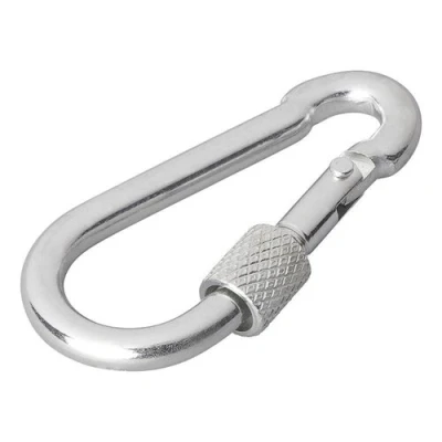 Afbeelding van Pro Plus Karabijnhaak met Schroefsluiting Metaal Ø 6 x 60 mm