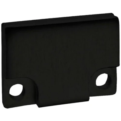 Afbeelding van Barthelme 62398614_9005 BARdolino Eindkappen set Aluminium (l x b h) 3 18.4 13 mm 2 stuk(s)