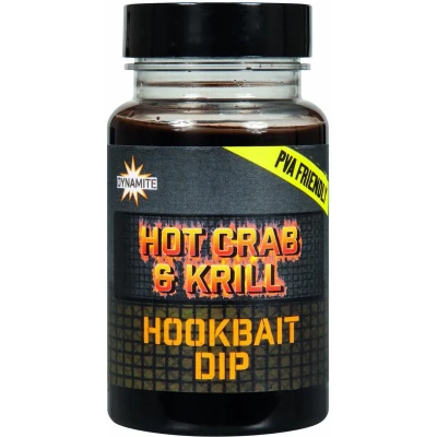 Afbeelding van Dynamite Baits Hot Crab &amp; Krill Dip Liquid (100ml) Boilie flavours
