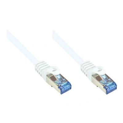 Image de Good Connections RNS Cordon de raccordement RJ 45 (M) pour 1.5 m SFTP, PiMF CAT 6a sans halogène, moulé, crochet blanc