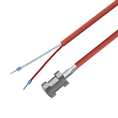 Afbeelding van iOVEO 004AL02201 buissonde PT1000 met siliconen kabel bevestiging tot 200 C, 1 m aansluitkabel