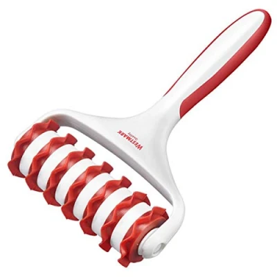 Afbeelding van Westmark Deegsnijder, 7 wielen, lengte: 19,5 cm, kunststof, wit/rood, 32192270