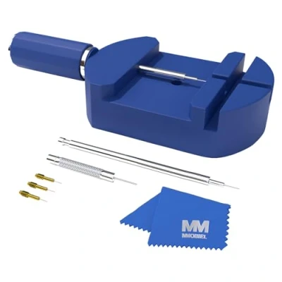 Afbeelding van MMOBIEL Horlogeband Inkorter/Inkortset Reparatieset Incl. Stalen Pons, 3 Pinnen En Veerdrukker