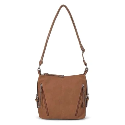 Afbeelding van TOM Tailor CAIA Schoudertas, Dames, Maat: One Size, Cognac / brandy