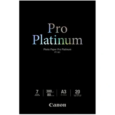Image de Canon PT 101 Pro Platinum papier photo 300 g/m² A3 (20 feuilles)