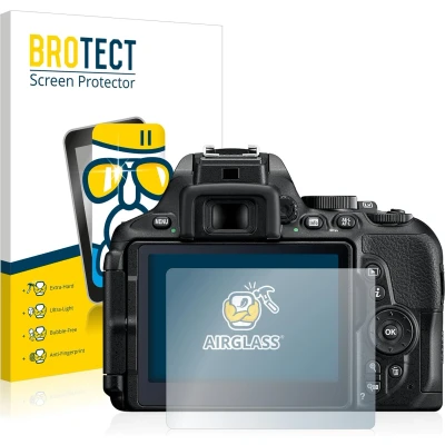 Afbeelding van BROTECT Screenprotector voor Nikon D5600 Folie Beschermfolie Beschermglas transparant