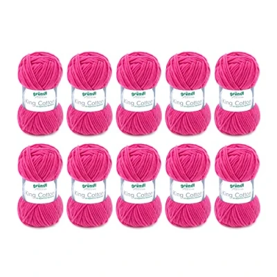 Afbeelding van 3360 07 King Cotton 10x50 gram pink