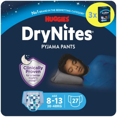 Afbeelding van 3x DryNites Absorberende Luierbroekjes Boy 8 15 jaar 9 stuks