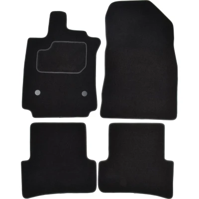 Afbeelding van MAMMOOTH A041 RNT135 PRM 01 Vloermatset Textiel voor en achter 4 Zwart RENAULT: Clio