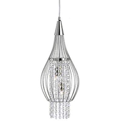 Afbeelding van Searchlight Rocket Hanglamp Ø 19 X 110 Cm Chroom