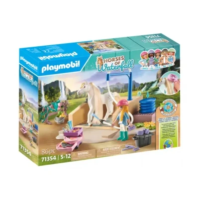 Afbeelding van Playmobil Horses of Waterfall Istavella &amp; Lioness met wasruimte 71354
