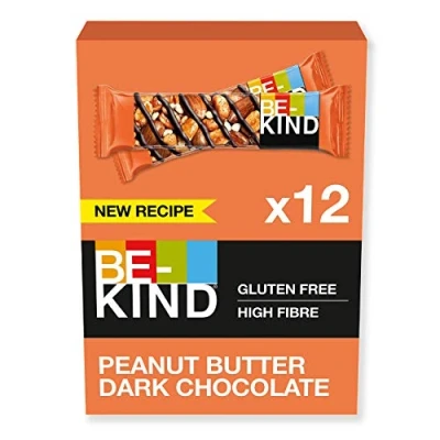 Afbeelding van BE KIND Pindakaas repen donkere chocolade 12 stuks (12 à 40 g)