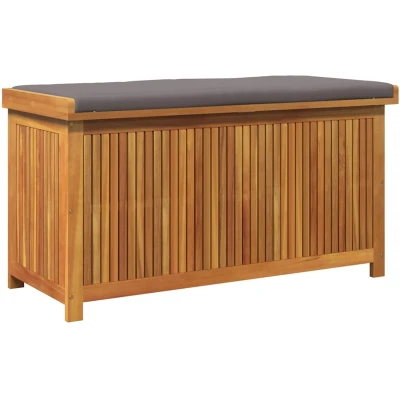 Afbeelding van vidaXL Opbergbox voor buiten 113x50x60,5 cm massief acaciahout