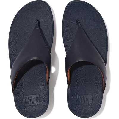 Afbeelding van Fitflop LULU Toepost Teensandalen, Dames, Maat: 36, Deepest blue Leer
