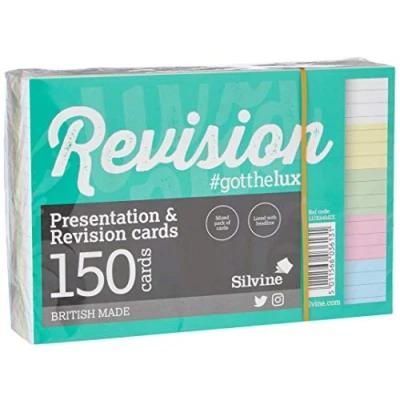 Afbeelding van Luxpad 150 stuks A6 gelinieerde kaarten 15,2 x 10,2 cm