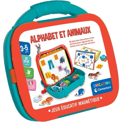 Afbeelding van Bordspel Clementoni Magnetic Letters &amp; Animals Case (FR)