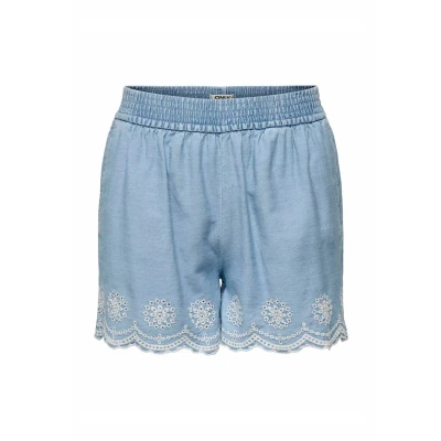 Afbeelding van ONLY Onlmoon Normal Geschnitten Jeansshort, Dames, Maat: Medium, Light blue denim