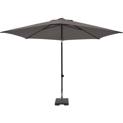 Afbeelding van Stokparasol elba push up 300 cm polyester taupe grade 6 zonwering Madison