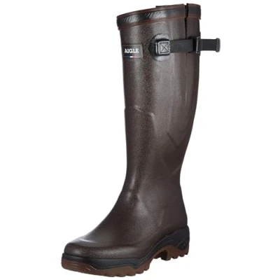 Afbeelding van Aigle Parcours Regenlaarzen, Heren, Maat: 41, Brun Natuurrubber