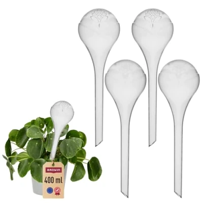 Afbeelding van Browin 720923 irrigatieballen voor planten, 4 stuks, transparant