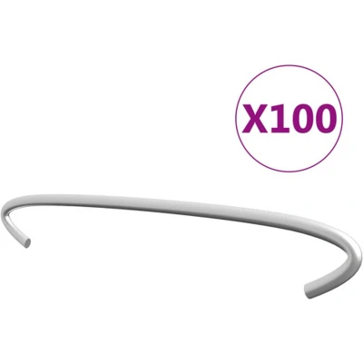 Afbeelding van Gabionhaken 100 st 20 cm gegalvaniseerd staal