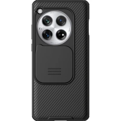 Afbeelding van Nillkin CamShield Pro Back Cover Geschikt voor OnePlus 12 Hoesje Zwart