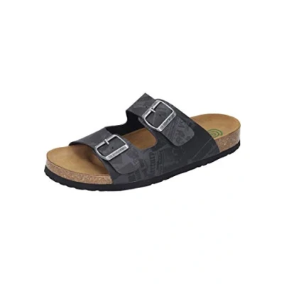 Afbeelding van Dr. Brinkmann 600331 herenslippers, grijs.