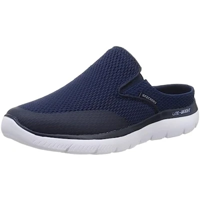 Image de Skechers SUMMITS VINDICATEUR Homme Sneaker Basse, Navy Textile Trim, 49.5 EU