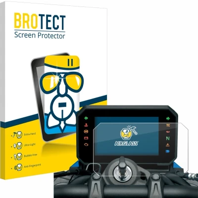Afbeelding van BROTECT Screenprotector voor Suzuki GSX 8S 2023 Folie Beschermfolie Beschermglas transparant