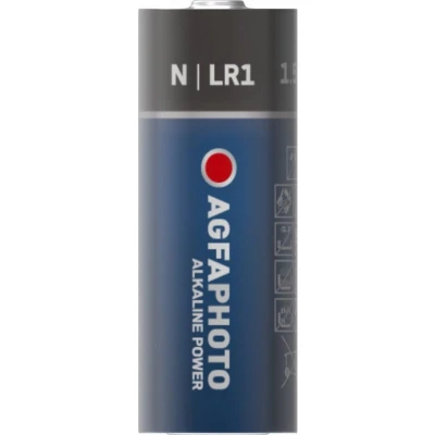 Afbeelding van Agfaphoto Batterij Alkaline, LR1, N, 1,5V voeding, blisterverpakking (1 pack)