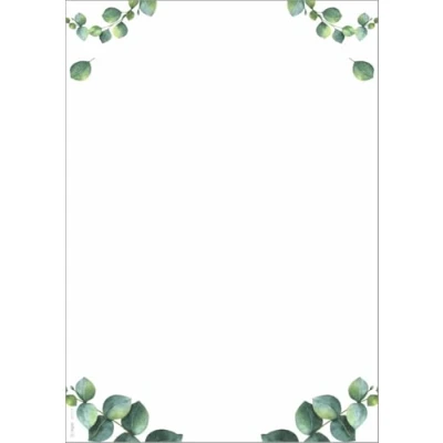 Afbeelding van SIGEL DP679 100 vellen eucalyptusgroen A4 dubbelzijdig motief 90 g/m² duurzaam papier