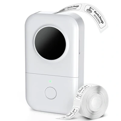 Afbeelding van Phomemo D30 Etikettenprinter machine, draagbaar Bluetooth mini etiketteerapparaat, Smart Telefon Handheld beschrijfapparaat, thermo sticker kleine etiketteerder meerdere sjablonen lettertype symbool