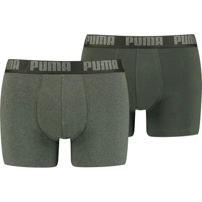 Afbeelding van Puma Basic Boxer 2p 038 Green Melange