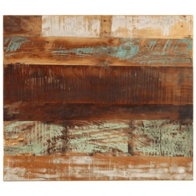 Afbeelding van Tafelblad rechthoekig 15 16 mm 70x80 cm massief gerecycled hout